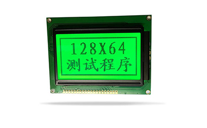 JXD12864A图形点阵液晶 黄绿屏翠绿光